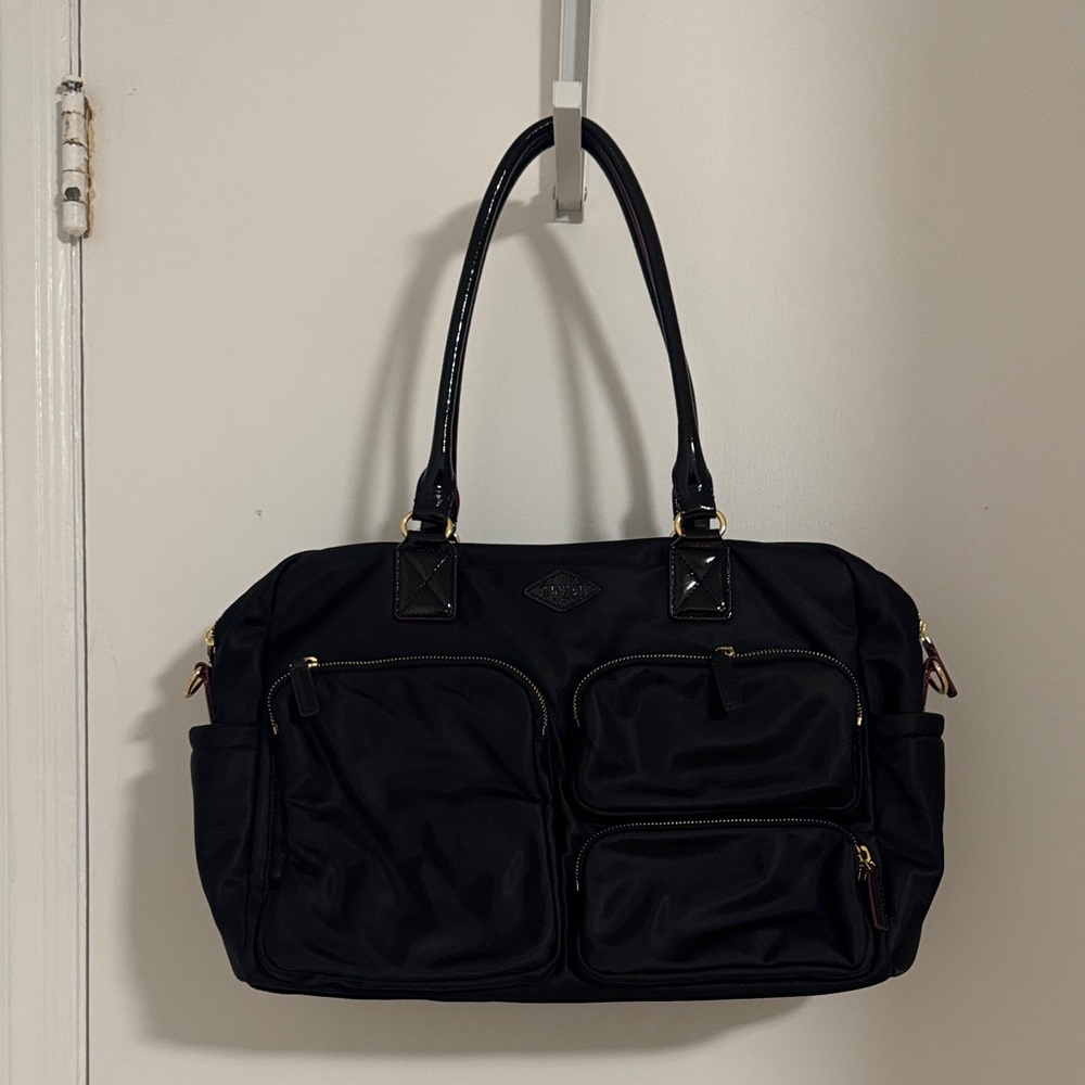 MZ Wallace Black  Bag with Gold Accents